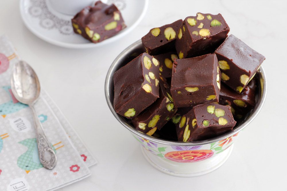 Bijdrager Zaklampen oogst Pistachio Chocolate Fudge | Lil' Cookie